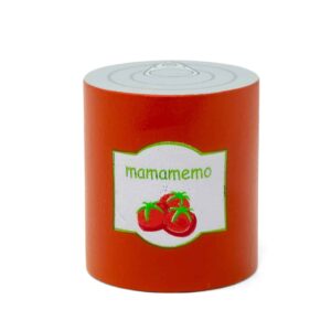 Sød lille dåse tomat i træ, fra Mamamemo - Perfekt til det lille legekøkken