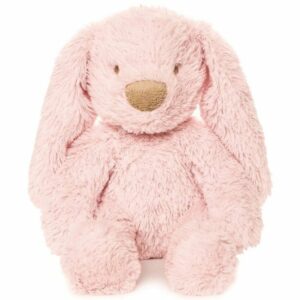 Sød, lille bamse i den fineste lyserøde farve fra Teddykompaniet - find den på minierne.dk